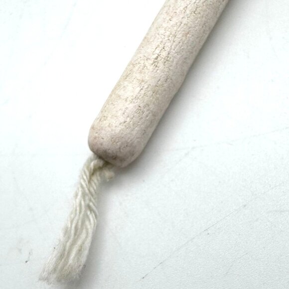 Vintage Santa Claus Faux Candle Holder Clip-On Ornament 3.75" x 1" - Picture 7 of 7